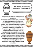 Vorschau - Unterrichtsreihen - Kunstprojekt Griechische Vasen gestalten - Seite 1