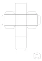 Vorschau - Arbeitsblätter - Geometrische Körper 3D basteln - Köpernetze - Körperformen - Seite 2