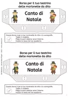anteprima - Materiale per pittura e bricolage - Canto di Natale - Marionette a Dito - Favola - Pagina 3