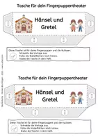 Vorschau - Mal- und Bastelvorlagen - Hänsel und Gretel - Märchenfingerpuppen - Seite 3