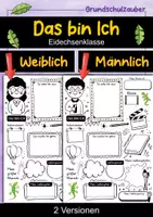 Vorschau - Arbeitsblätter - Das bin Ich Steckbrief - Eidechse für die Eidechsenklasse - Deckblatt
