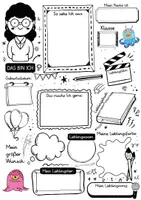 Vorschau - Arbeitsblätter - Das bin Ich Steckbrief - Monster für die Monsterklasse - Seite 2