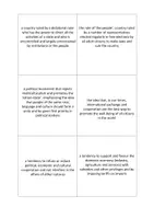 Vorschau - Aufgabenkarten - international relations word cards - Seite 1