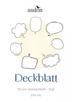 Vorschau - Anderer Materialtyp - Deckblatt DaZ für das Vokabelheft - Deckblatt und Rückendeckel - DIN A4 - auch für Vokabelblätter im Schnellhfter - Deckblatt