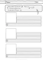 Vorschau - Anderer Materialtyp - Vokabelblatt DaZ - für ein Vokabelheft im Schnellhefter - Lineatur 1. Klasse - Seite 2