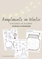 Vorschau - Arbeitsblätter - Komplimente im Winter- Achtsamkeitskalender - Deckblatt
