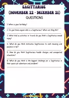 Vista previa - Hojas de trabajo - Is your horoscope Sagittarius? - página 3