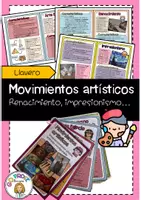 Vista previa - Unidades / Secuencias / Situaciones de Aprendizaje - Educación Plástica y visual: Movimientos artísticos a través de la historia - Portada