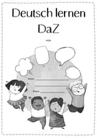 Vorschau - Anderer Materialtyp - Deckblatt DaZ - für Heft, Mappe, Hefter - Deckblätter und Rückendeckel - DIN A4 - Seite 3