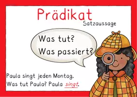 Vorschau - Poster - Satzglieder Merkplakate (Subjekt, Prädikat, Adverbiale, Objekt) - Seite 2