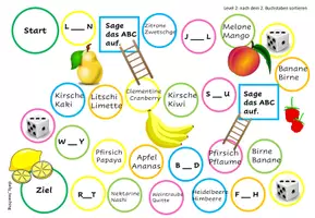 Vorschau - Spiele - ABC Brettspiel Alphabet Deutsch Klasse 2 - Seite 2