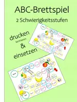Vorschau - Spiele - ABC Brettspiel Alphabet Deutsch Klasse 2 - Deckblatt
