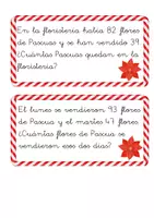 Vista previa - Tarjetas / Manipulativos - Problemas de Navidad - página 3