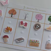 Aperçu - Apprentissages en autonomie - PLANCHE DES SAISONS - Page de couverture