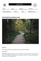 Vorschau - Arbeitsblätter - Kreative Mündliche Englisch Aufgabe: Exploring Imaginary Lands - Deckblatt