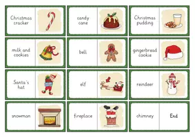 Vista previa - Juegos / Gamificación - Christmas: juego de dominó para clases de inglés - página 3
