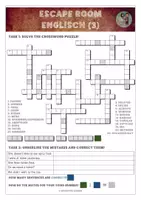 Vorschau - Arbeitsblätter - Englisch ESCAPE ROOM - Seite 2