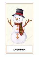 Vorschau - Spiele - Christmas Flashcards - Weihnachts-Lernkarten - Seite 1