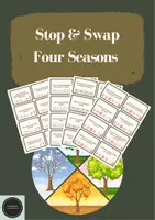 Vorschau - Aufgabenkarten - Stop and Swap Cards: Four Seasons - Deckblatt