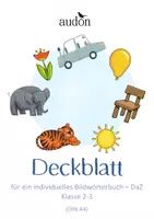 Vorschau - Anderer Materialtyp - Deckblatt DaZ - für individuelles Bildwörterbuch - Klasse 2-3 - Deckblätter und Rückendeckel - DIN A4 - Deckblatt