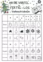 Vorschau - Arbeitsblätter - Würfelbilder Winter & Weihnachten - Seite 3