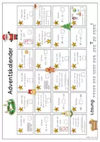 Vorschau - Arbeitsblätter - Adventskalender Klasse 1 und 2 (Mathe) - Seite 3
