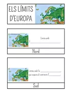 Vista previa - Hojas de trabajo - Flipbook sobre Els límits d'Europa - Portada