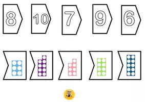 anteprima - Materiale di supporto/inclusione - Puzzle matematico (da 6 a 10) - Pagina di copertina