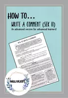 Vorschau - Arbeitsblätter - Materialpaket - written discussion - argumentative texts - comment - Seite 1