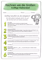 Vorschau - Arbeitsblätter - Bruchrechnen kreativ üben – Matheaufgaben für die 6. Klasse - Seite 1