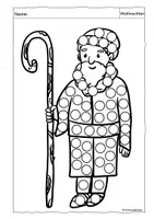Vorschau - Mal- und Bastelvorlagen - Dot-Marker, Weihnachtsgeschichte, Weihnachten - Seite 3