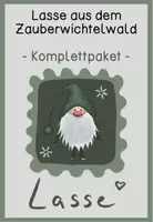 Vorschau - Anderer Materialtyp - Wichtel Lasse aus dem Zauberwichtelwald - KOMPLETTPAKET - Deckblatt