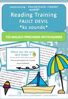 Vorschau - Fördermaterial/Inklusion - DaF / DaZ Englisch Sommer Fehlerteufel - ks-Laute Lesekarten - Deckblatt