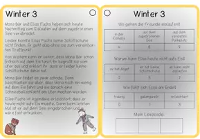 Vorschau - Stationenlernen - Leseknacker Winter - Seite 3