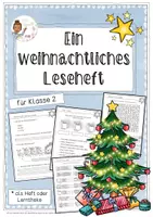 Vorschau - Unterrichtsreihen - Leseheft Weihnachten (Weihnachtliches Leseheft) - Klasse 2 - Deckblatt