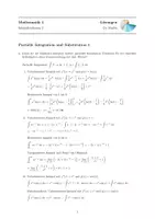 Vorschau - Arbeitsblätter - Partielle Integration Substitution Integralrechnung - Seite 3