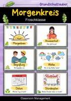 Vorschau - Poster - Morgenkreis Karten - Frosch für die Froschklasse - Deckblatt