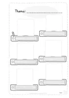 Vorschau - Mal- und Bastelvorlagen - Bildwörterbuch DaZ - Lineatur für 2.+3. Klasse - BLANKO-Themenblatt für alle Themen - individuelles Bildwörterbuch DaZ im Schnellhefter - Seite 3