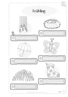 Vorschau - Arbeitsblätter - Frühling DaZ - bebilderte Themenseite für individuelles Bildwörterbuch im Hefter - Lineatur Klasse 2-3 - Seite 3