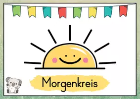 Vorschau - Poster - Morgenkreis Karten - Koala für die Koalaklasse - Seite 1