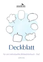 Vorschau - Anderer Materialtyp - Deckblatt DaZ - für individuelles Bildwörterbuch - ab Klasse 4 - Deckblätter und Rückendeckel - DIN A4 - Deckblatt