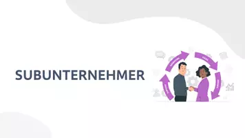 Vorschau - Arbeitsblätter - Subunternehmer - Komplett vorbereitete Stunde - Seite 1