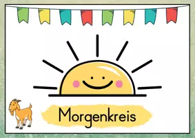 Vorschau - Poster - Morgenkreis Karten - Ziege für die Ziegenklasse - Seite 1