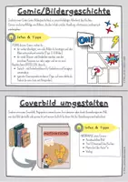Vorschau - Unterrichtsreihen - Lesetagebuch für ALLE Lektüren-Ganzschriften - Karten - Seite 1