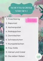 Vorschau - Arbeitsblätter - Märchen Schüttelwörter Rätsel Rätselwörter - Seite 3