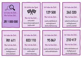 Vorschau - Spiele - Ich habe die Zahl...Wer hat die Zahl...? ZR 1 000 000 - Seite 1