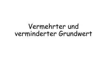 Vorschau - Arbeitsblätter - Materialpaket vermehrter und verminderter Grundwert - Seite 1