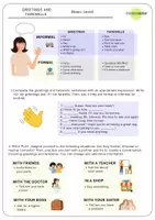 Vista previa - Unidades / Secuencias / Situaciones de Aprendizaje - Introductions: Greetings and Farewells in English - Portada