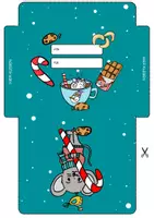 Vorschau - Arbeitsblätter - Bastelvorlage und Malvorlage Weihnachten, Nikolaus, Weihnachtspost, Brief - Seite 3