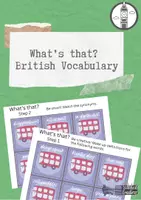 Vorschau - Arbeitsblätter - Game: British Vocabulary - Deckblatt